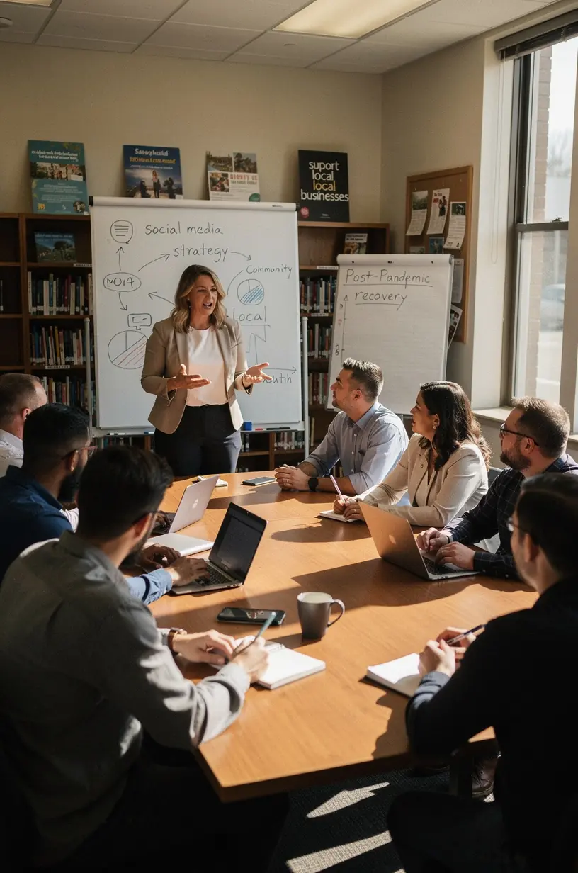 Community engagement strategies for local retailers online